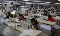 越南纺织品出口强劲复苏