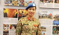参加联合国南苏丹维和部队的首位越南女军官