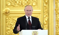 俄罗斯总统普京向越南国家元首致新年贺信