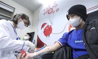 第十五次春红无偿献血节采集8600单位血液