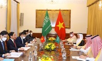 越南外交部部长裴青山与沙特外交大臣费萨尔举行会谈