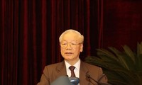 越共中央总书记阮富仲主持九龙江平原地区经济社会发展会议
