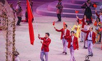 参加第31届东运会的越南体育代表团4月28日宣誓出征 