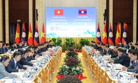 范明政和老挝总理宋赛·西潘敦共同主持越老政府间联合委员会第45次会议