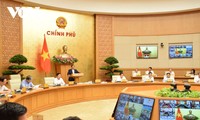 越南政府总理范明政主持政府与各地方视频会议