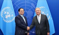 越南政府总理范明政会见联合国秘书长古特雷斯