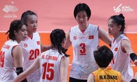 越南女排一只脚踏进亚运会女排四强