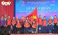 越南代表团启程参加第四届亚洲残疾人运动会