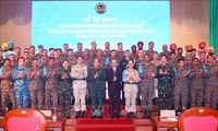 越南印度联合国维和行动双边联合演习结束
