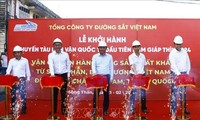 2024年将越南农产品输往中国的首趟国际联运列车启运