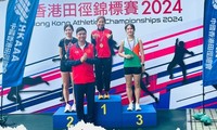 越南田径运动员夺得2024年中国香港田径公开赛3枚金牌
