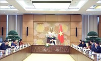 国会主席陈青敏会见东盟各国和东帝汶驻越大使和临时代办