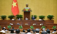 越南国会今天表决通过一些重要的法律和决议