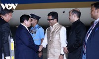 范明政抵达新德里，开始对印度的国事访问