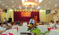 Konferensi briefing tentang pekerjaan pemberantas korupsi di gugus 10 provinsi dan kota di daerah Nam Bo Timur