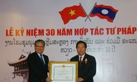 Peringatan ultah ke-30 kerjasama hukum Vietnam – Laos