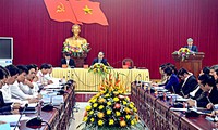 Deputi PM Vietnam Nguyen Thien Nhan melakukan temu kerja di provinsi Yen Bai
