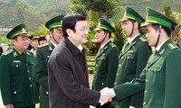 Presiden Vietnam Truong Tan Sang melakukan kunjungan kerja di provinsi Lai Chau