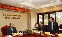 Deputi PM Vietnam, Nguyen Thien Nhan melakukan kunjungan kerja di provinsi Lam Dong