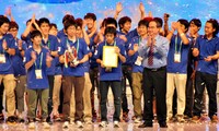 Tim Robocon Jepang menjadi juara kontes kreasi ABU Robocon 2013