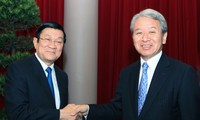 Presiden Truong Tan Sang menerima Ketua Badan Kerjasama Internasional Jepang (JICA)