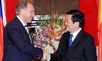 Presiden Vietnam, Truong Tan Sang menerima Deputi PM Federasi Rusia