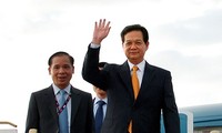 PM Nguyen Tan Dung memulai kunjungan resmi ke Jepang