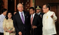 Presiden Filipina melakukan kunjungan resmi di Malaysia