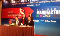 Vietnam Manufacturing Expo 2014 – kesempatan besar bagi cabang industri penunjang Vietnam
