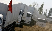 Rusia dan Ukraina sepakat mulai memeriksa iringan truk pengangkut barang bantuan