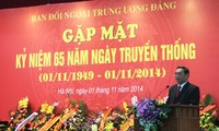Peringatan ultah ke-65 Hari Tradisional Departemen Hubungan Luar Negeri KS PKV