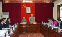 Dewan urusan Etnis-Etnis dari MN Vietnam melakukan temu kerja dengan provinsi Yen Bai