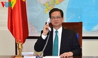 PM Nguyen Tan Dung melakukan pembicaraan via telepon dengan PM Jepang