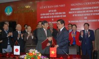 Vietnam dan Jepang menanda-tangani MoU tentang kerjasama pertanian dan perikanan