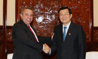 Presiden Truong Tan Sang menerima Sekjen Pusat Kaum Pekerja Kuba