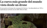 Koran Argentina memuji keindahan gua Son Doong