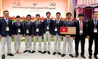 Vietnam memperoleh 6 medali dalam Olympiade Matematik Internasional tahun 2015