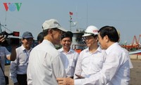 Presiden Truong Tan Sang melakukan kunjungan kerja di provinsi Ba Ria – Vung Tau
