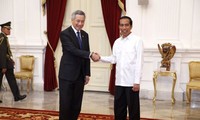 Presiden Indonesia berkunjung di Singapura