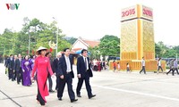 Pimpinan VOV berziarah kepada Mousolium Presiden Ho Chi Minh