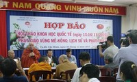 Jumpa pers tentang lokakarya internasional “Agama Buddha di kawasan sungai Mekong: Sejarah dan perkembangan”