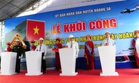 Wisma pameran Hoang Sa mulai dibangun