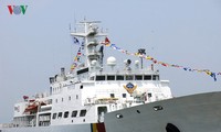 Kapal penjaga pantai Republik Korea berkunjung di kota Da Nang
