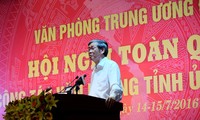 Konferensi Nasional pekerjaan Kantor Komite Partai semua provinsi dan kota diadakan di kota Da Nang 