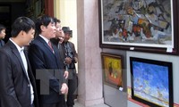 Pameran temu pergaulan lukisan seni rupa kontemporer Vietnam – Republik Korea 2016