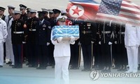 L’UNC tient la cérémonie de rapatriement des dépouilles de soldats américains