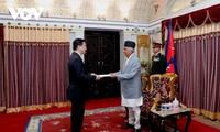 L’ambassadeur Nguyên Thanh Hai présente ses lettres de créance au président népalais