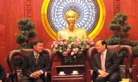  Eine Delegation aus laotischer Provinz Khammouan besucht Ho Chi Minh Stadt