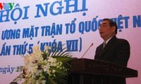 Konferenz des Zentralkomitees der vaterländischen Front Vietnams
