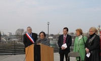 Frankreich: Eröffnung des Platzes des Pariser Abkommens